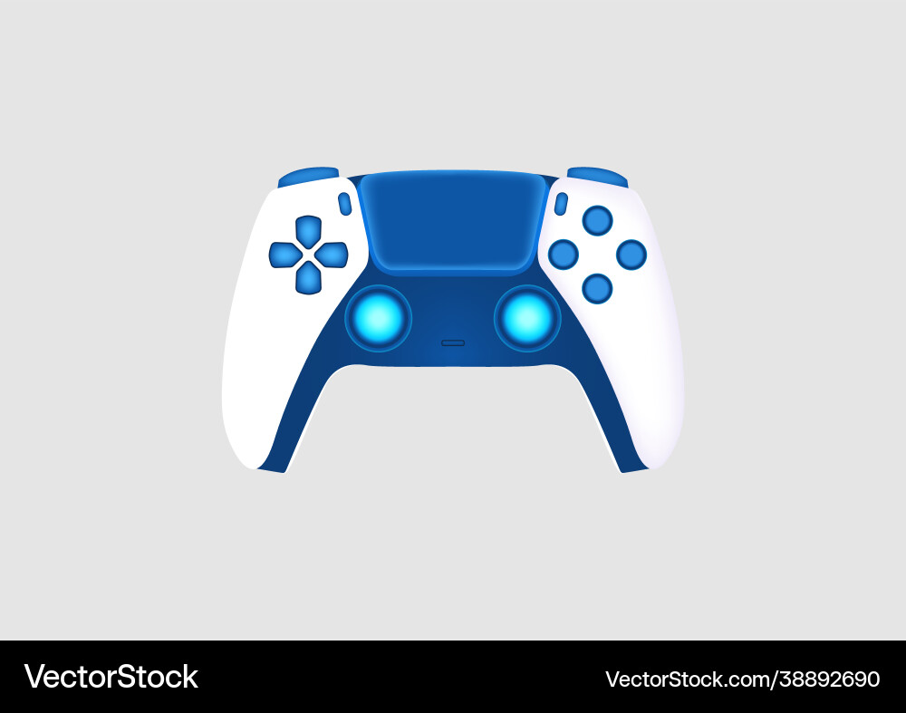 Game Controller oder Joystick für Konsole Vektorbild