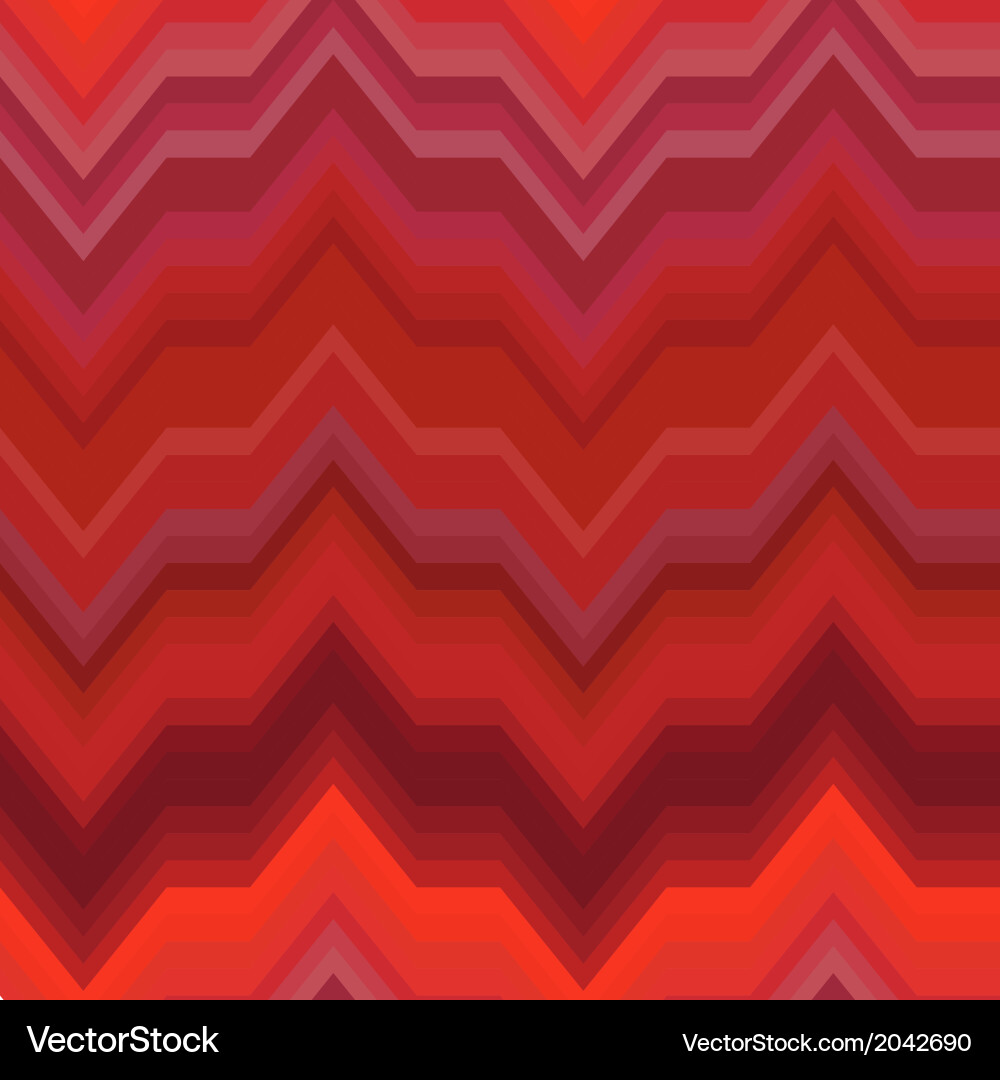 Red Zigzag Striped Pattern vector image