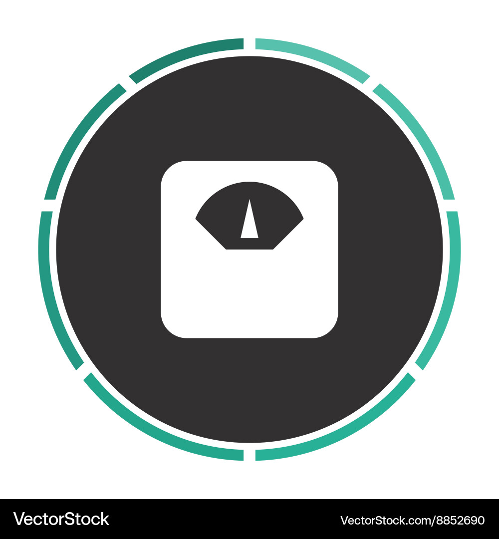 Scales computer symbol Scales computer symbol Vector Image