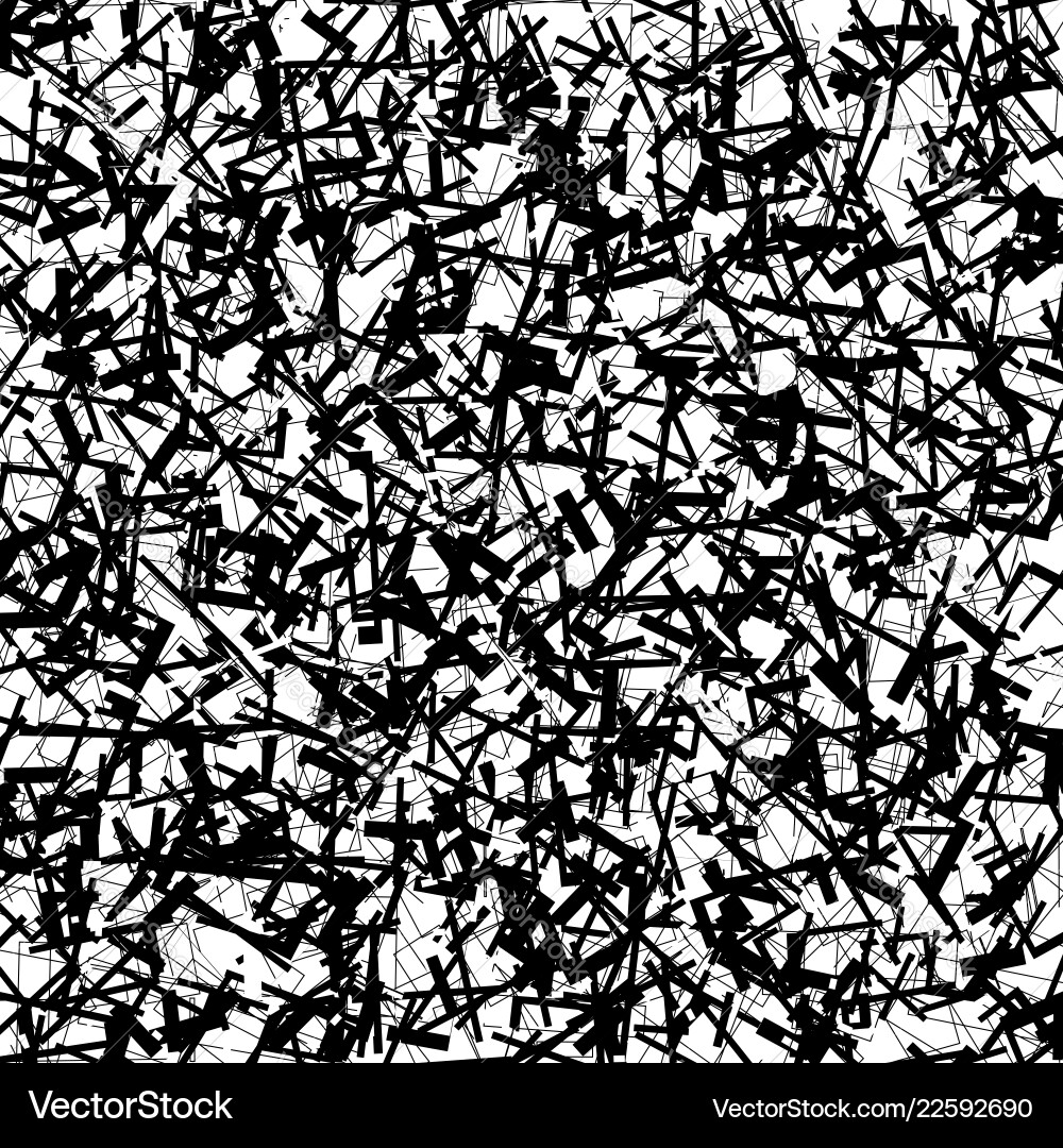 Scratchy rough chaotic texture with irregular Scratchy rough chaotic texture with irregular Vector Image