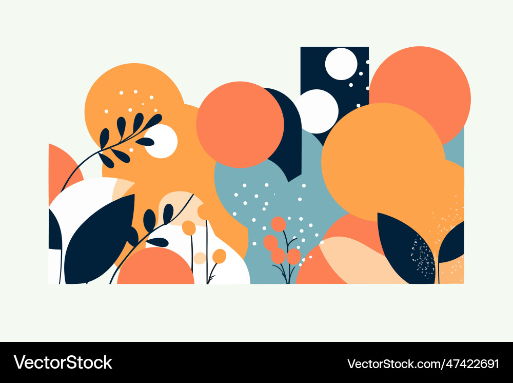 Abstract background with wavy lines and spots Abstract background with wavy lines and spots vector image
