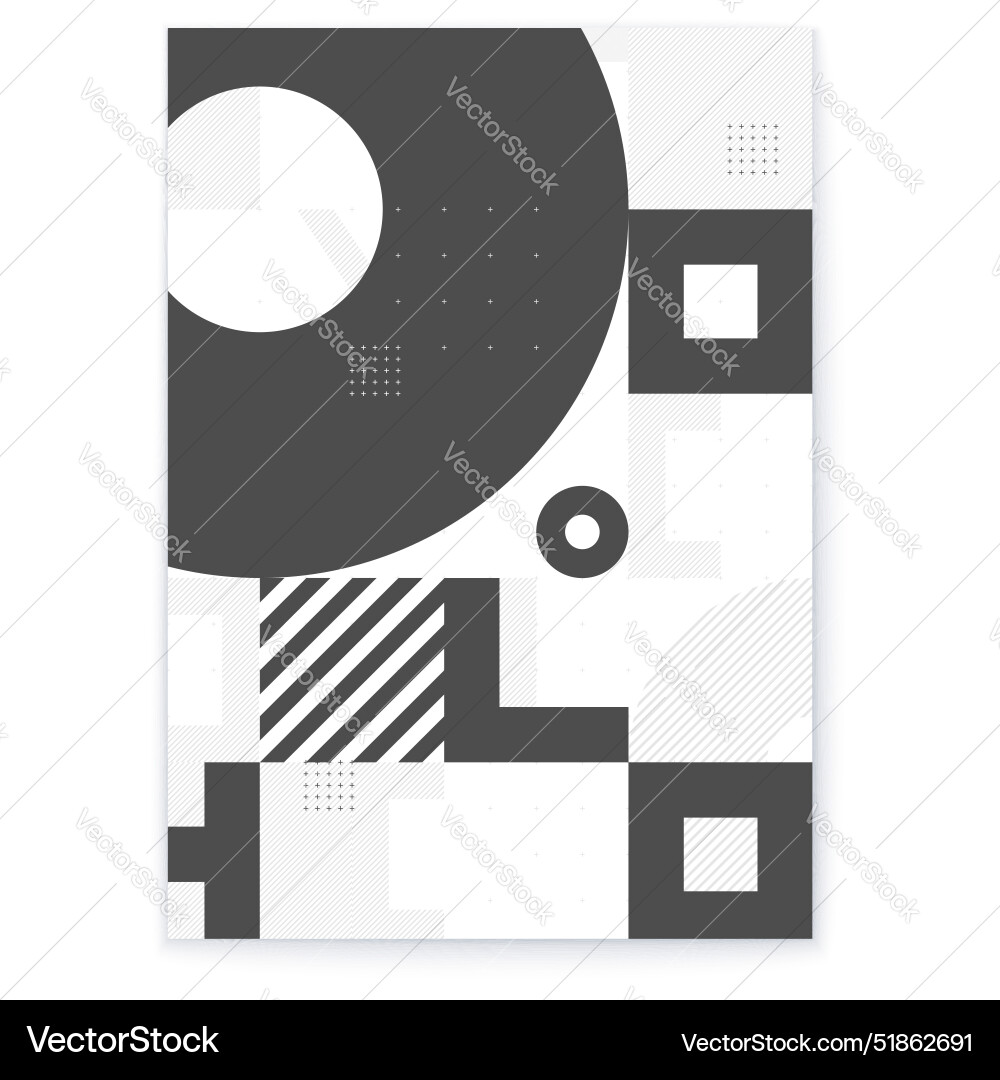 Black and white pattern data visualization Black and white pattern data visualization vector image