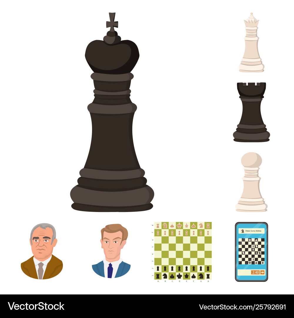 Chess and game icon Chess and game icon vector image