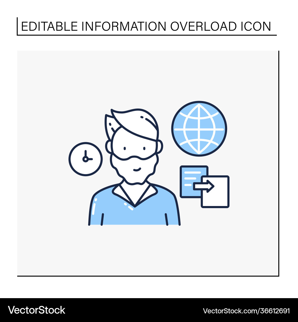 Data duplication line icon Data duplication line icon vector image