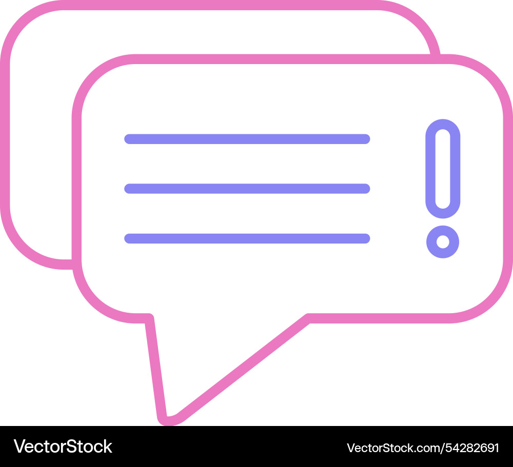 Error message Vector Image