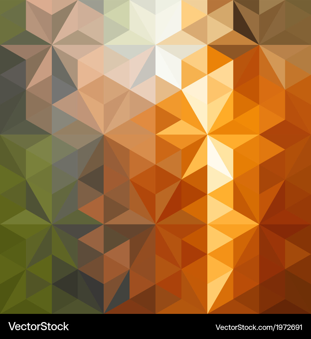 Geometric Retro Triangle Pattern vector image