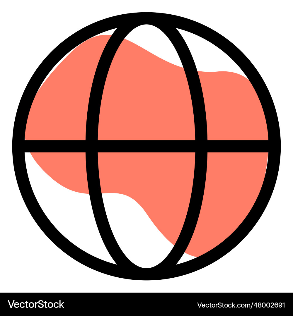 Internet used for data sharing across the world Vector Image