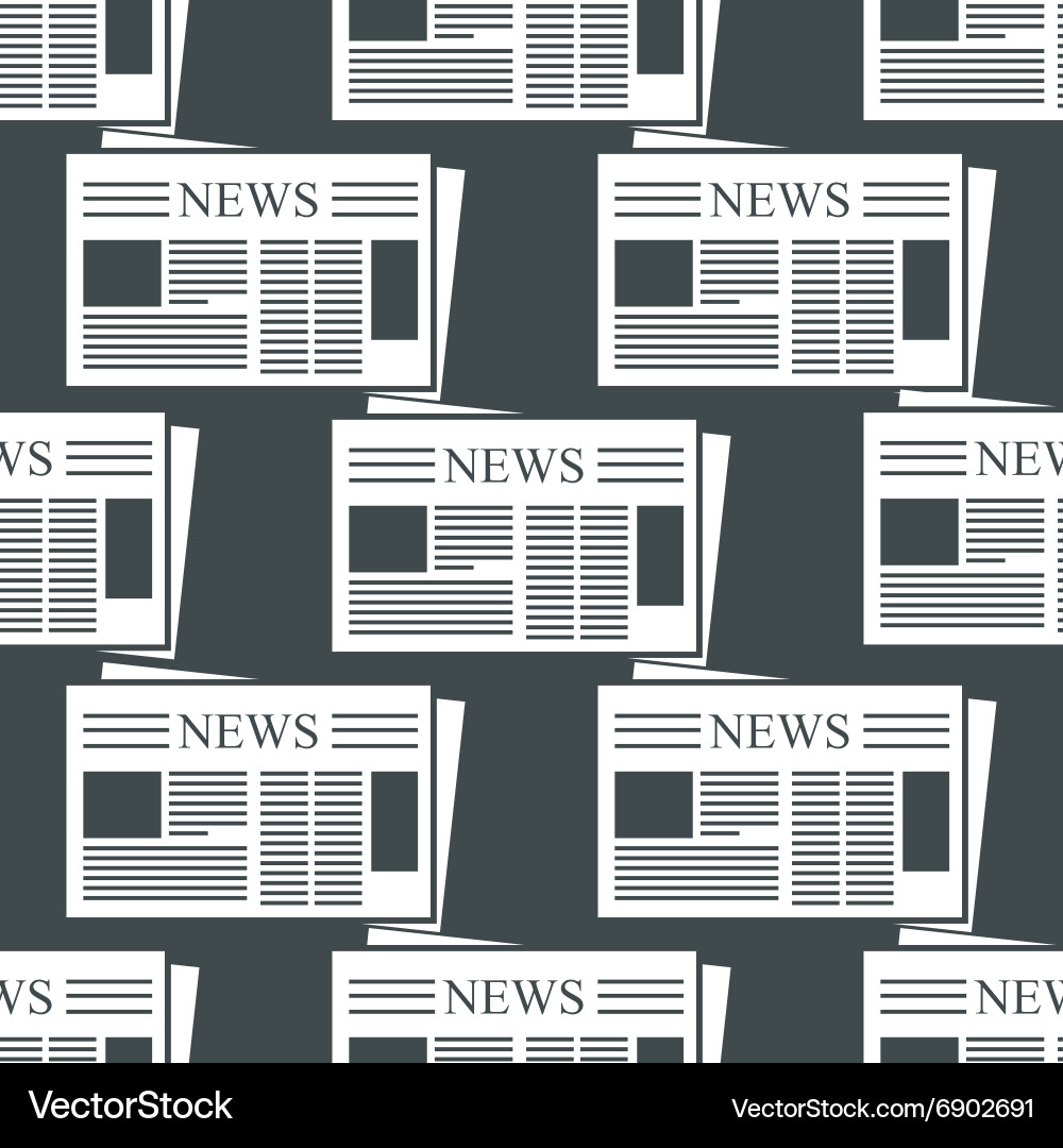 Newspaper Pattern Background Royalty Free Vector Image
