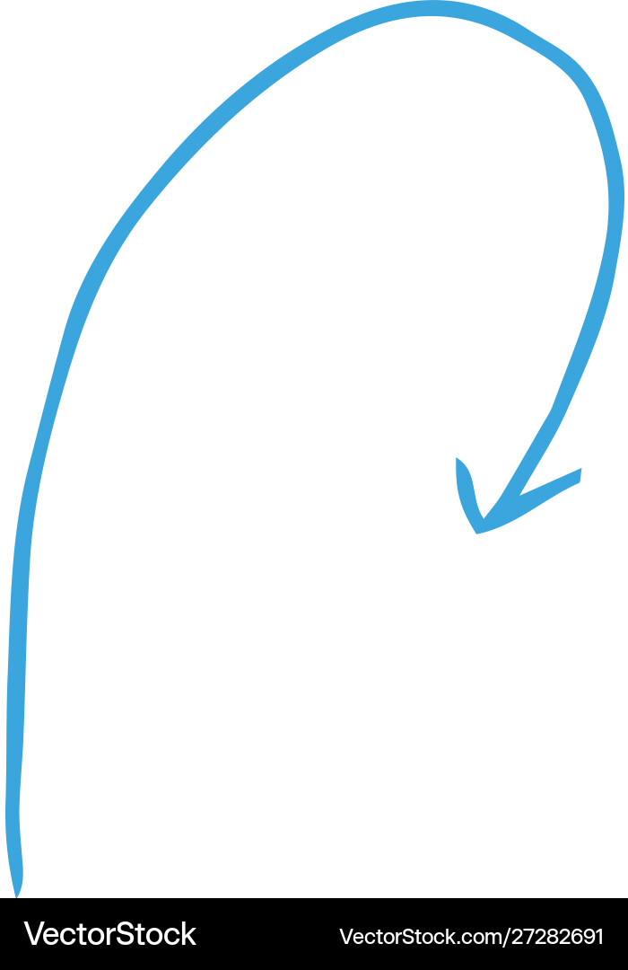 Red and simple thin arrow variation Vector Image