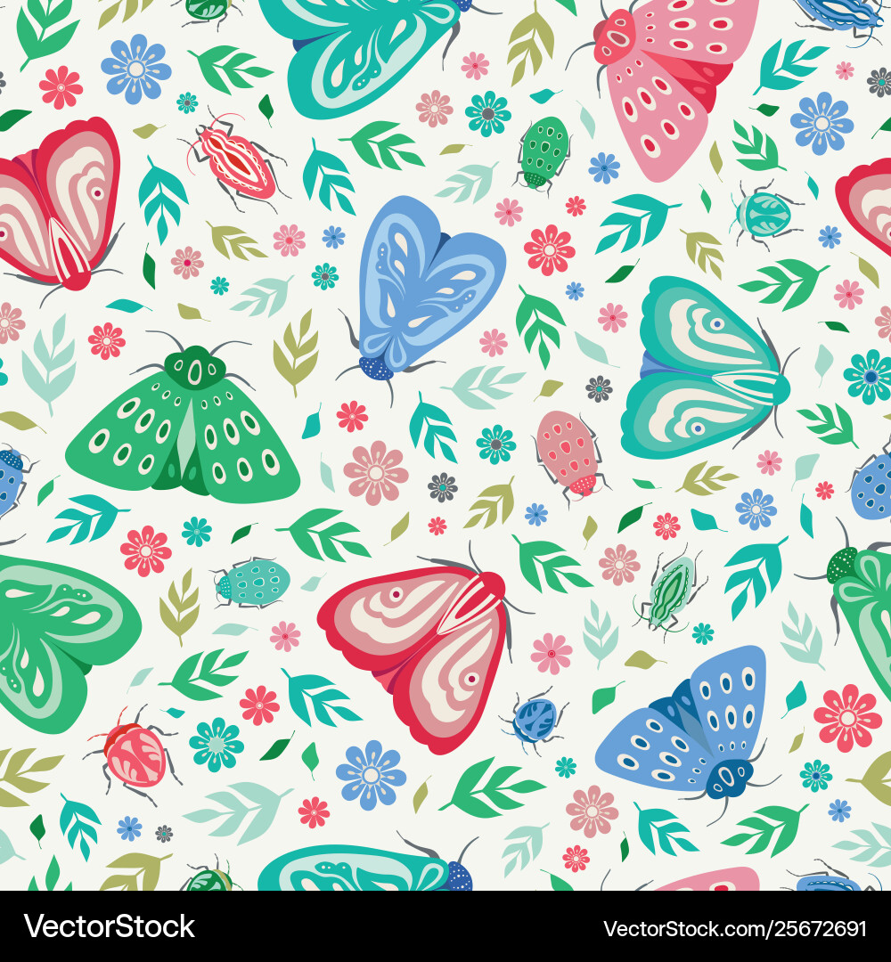 Seamless repeat pattern background colourful Seamless repeat pattern background colourful vector image