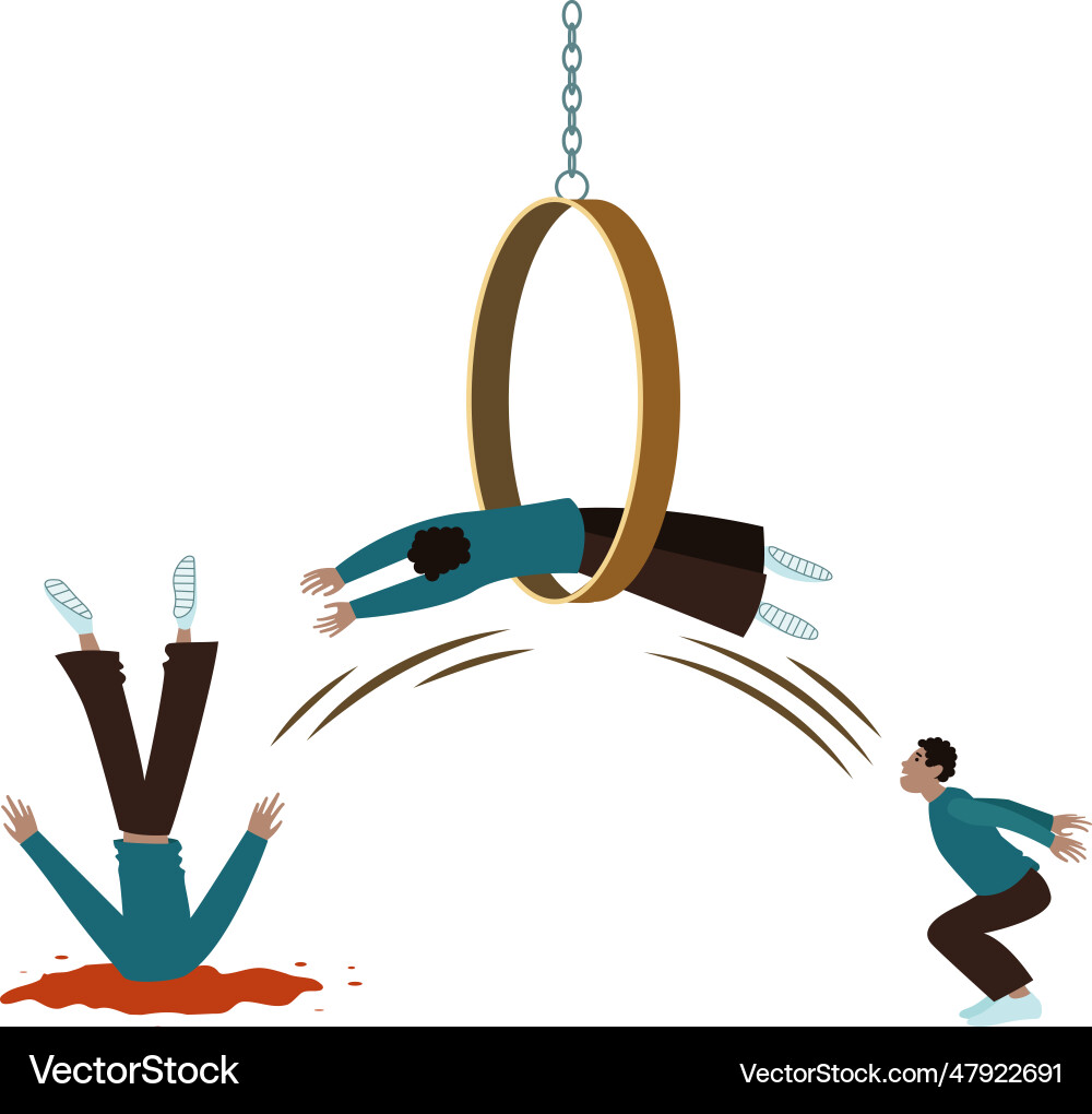 Unsuccsessful attempt failure in getting success Vector Image