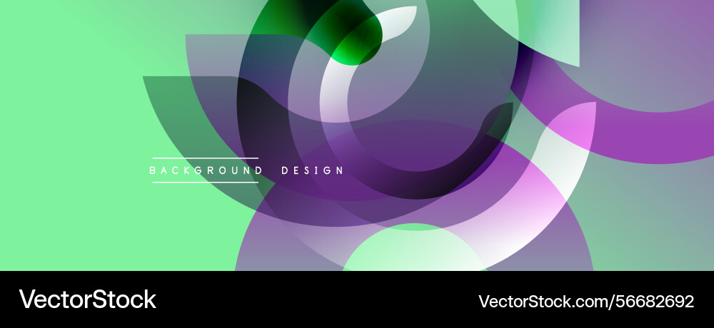 Abstract floral design overlapping shapes create Abstract floral design overlapping shapes create vector image
