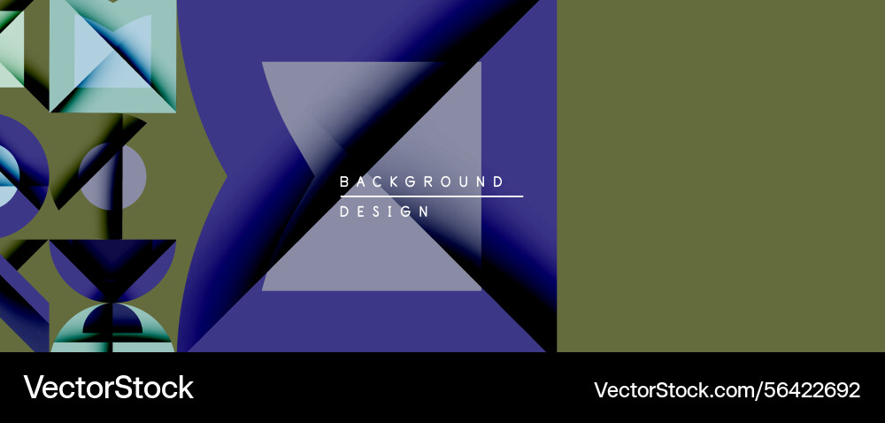 Abstract geometric composition overlapping shapes Abstract geometric composition overlapping shapes vector image