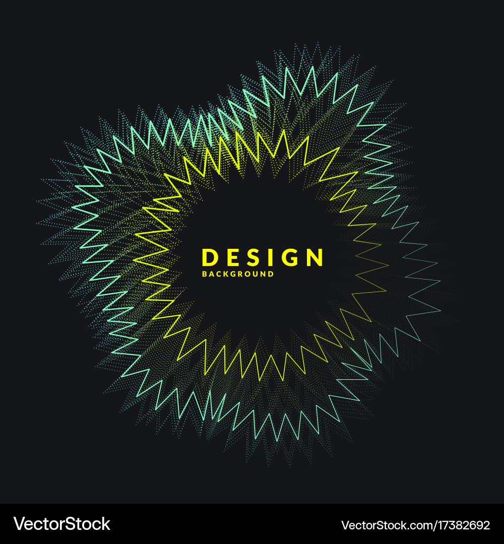 Dynamic Colored Particle Background vector image