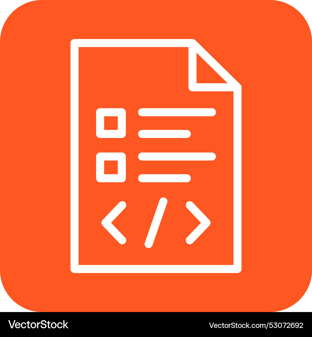 Script icon design Vector Image