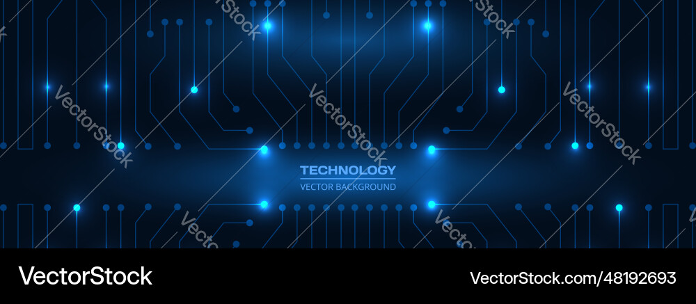 Abstrakte dunkelblaue Technologie-Banner mit Schaltung Abstrakte dunkelblaue Technologie-Banner mit Schaltung vektorbild