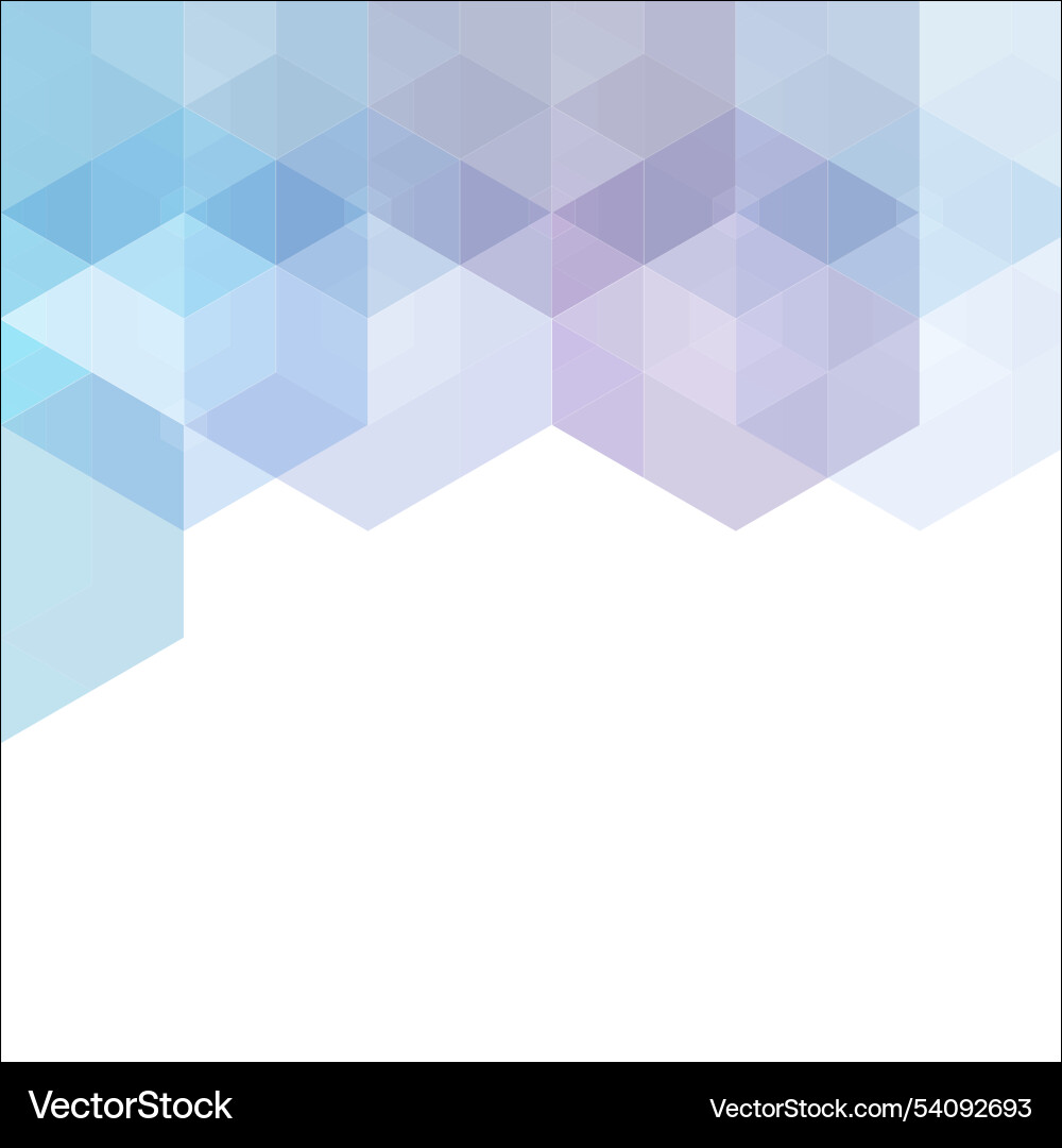 Color hexagon background geometric design element Vector Image