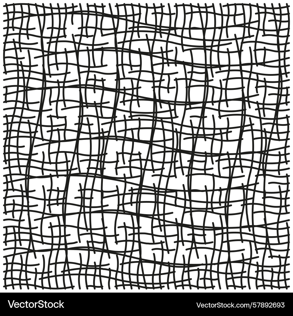 Hatched line pattern abstract monochrome grid Hatched line pattern abstract monochrome grid vector image
