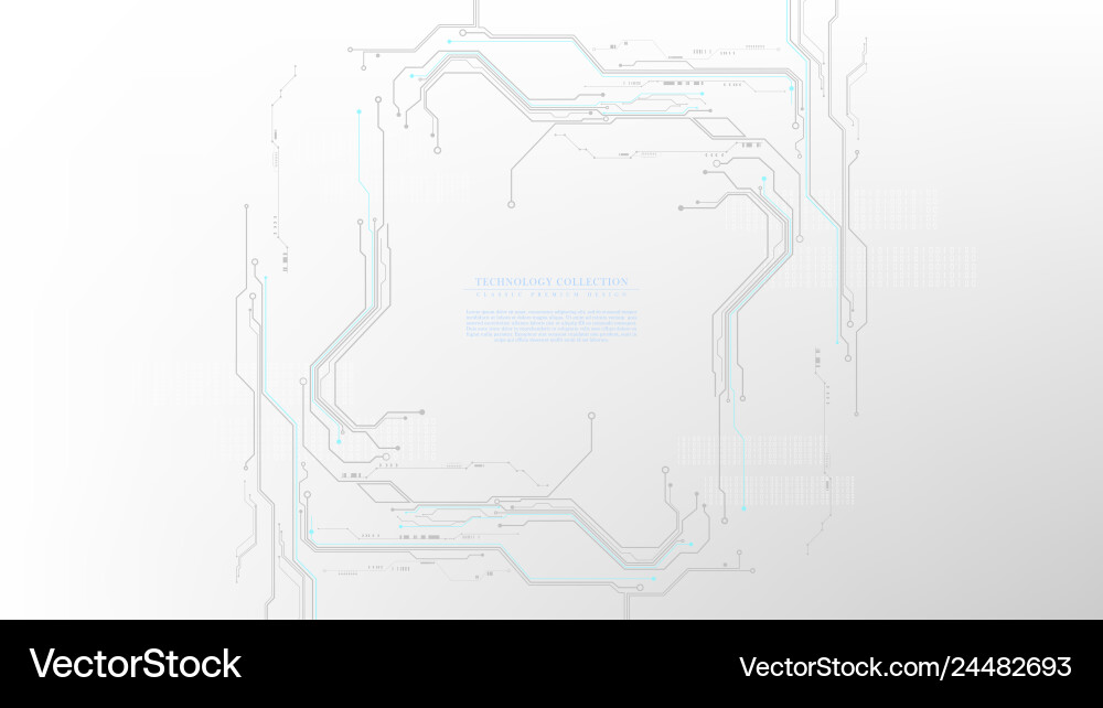 Technology futuristic abstract hardware circuit Technology futuristic abstract hardware circuit vector image