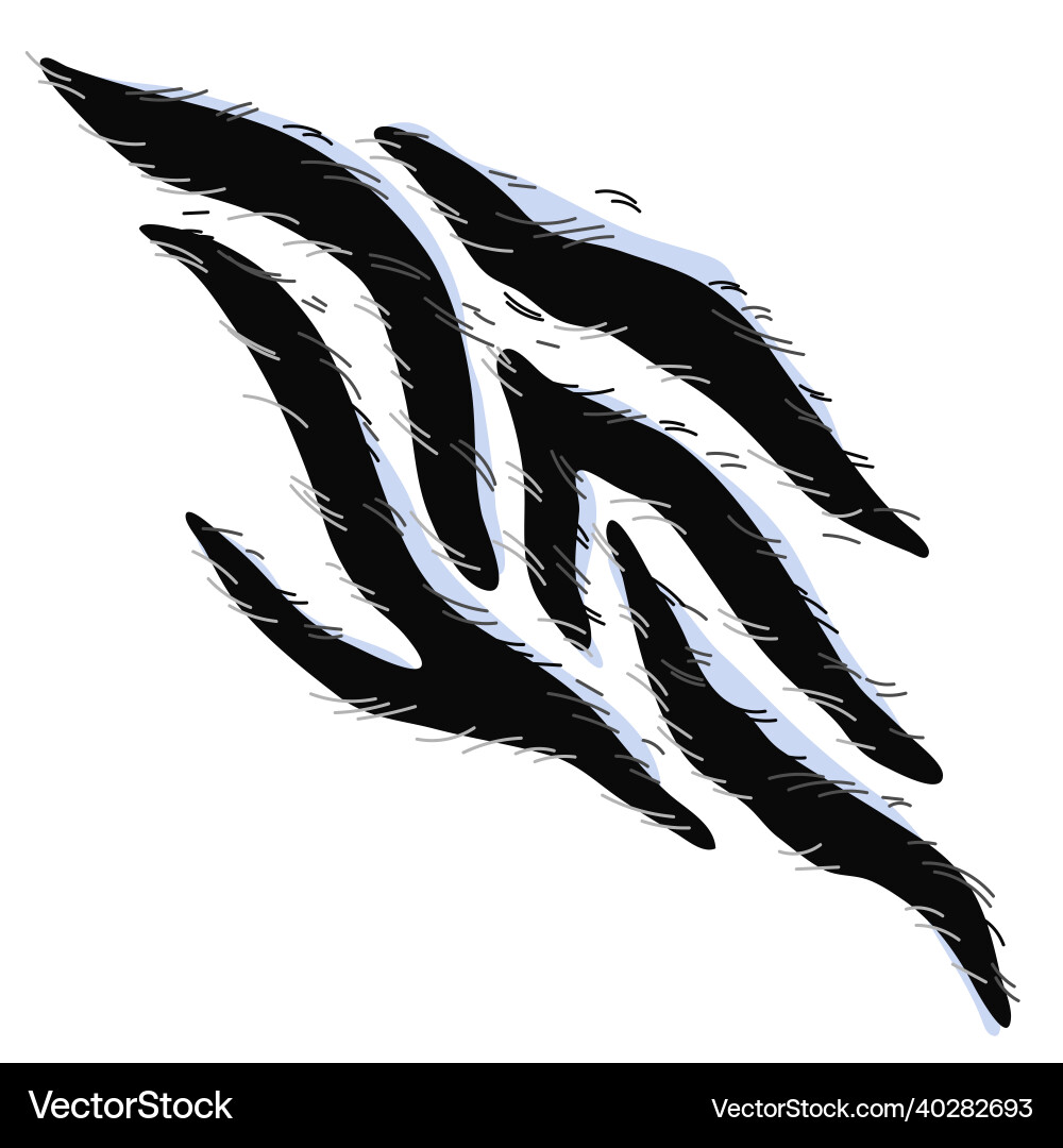 Zebra Print Background vector image