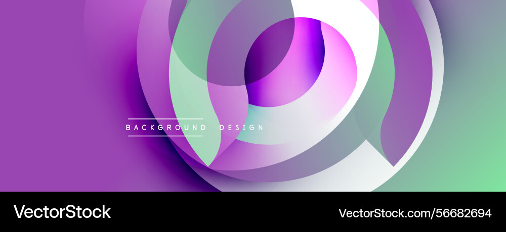 Abstract fluid shapes overlap creating vibrant Abstract fluid shapes overlap creating vibrant vector image