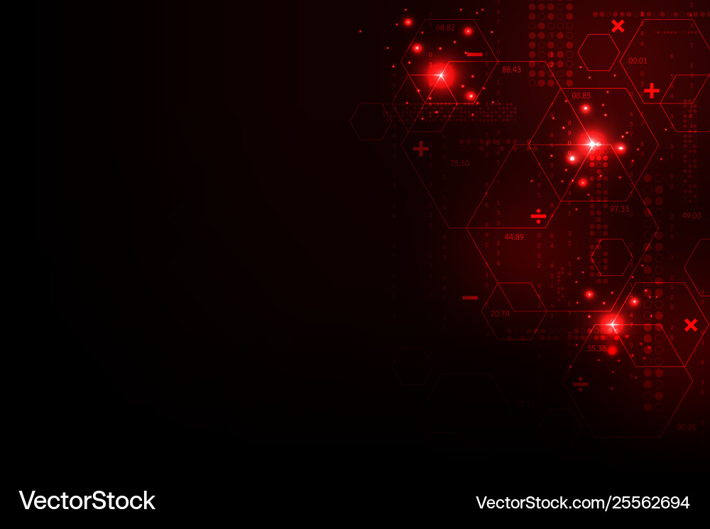 Digital information that is complex and numerous vector image