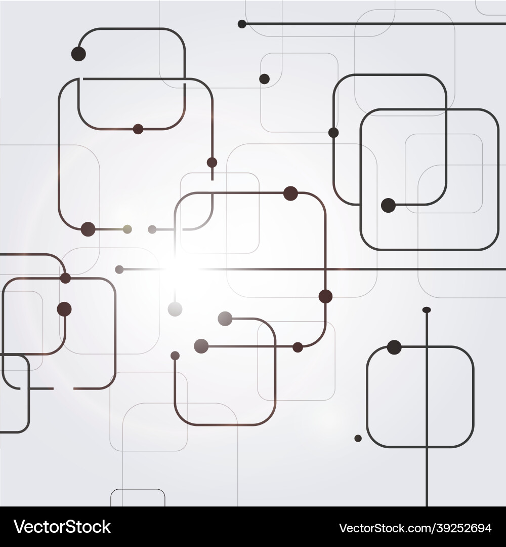 Geometric lines and dots square pattern Geometric lines and dots square pattern vector image