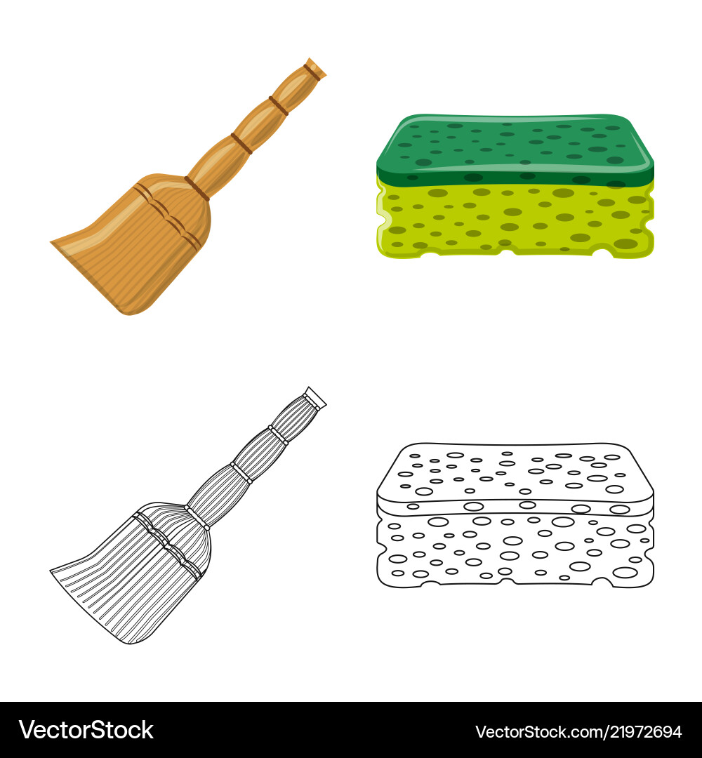 Isolated object of cleaning and service symbol Isolated object of cleaning and service symbol Vector Image
