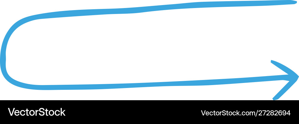 Red and simple thin arrow variation Vector Image