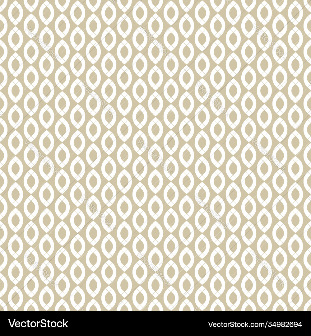 Subtle golden seamless pattern with chains curved Subtle golden seamless pattern with chains curved vector image