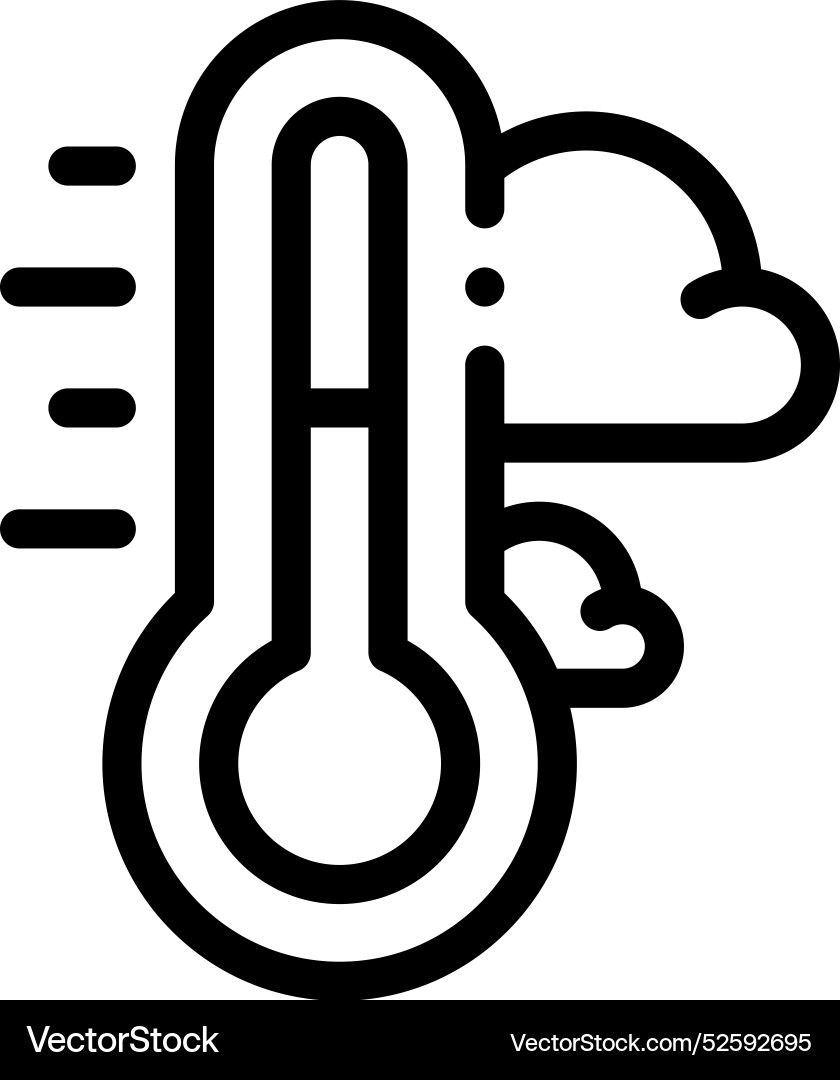 Cool icon thin linear style design isolated Cool icon thin linear style design isolated Vector Image