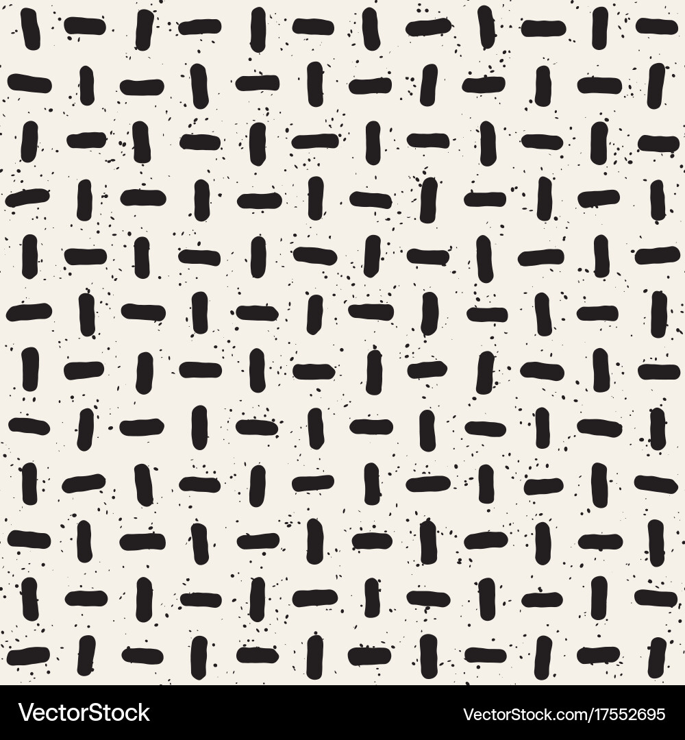 Seamless pattern with hand drawn lines abstract Vector Image