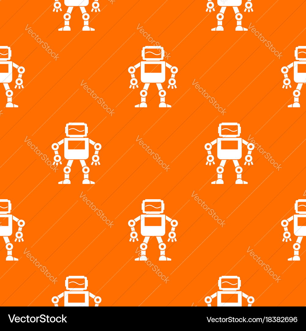 Automatic mechanism pattern seamless vector image