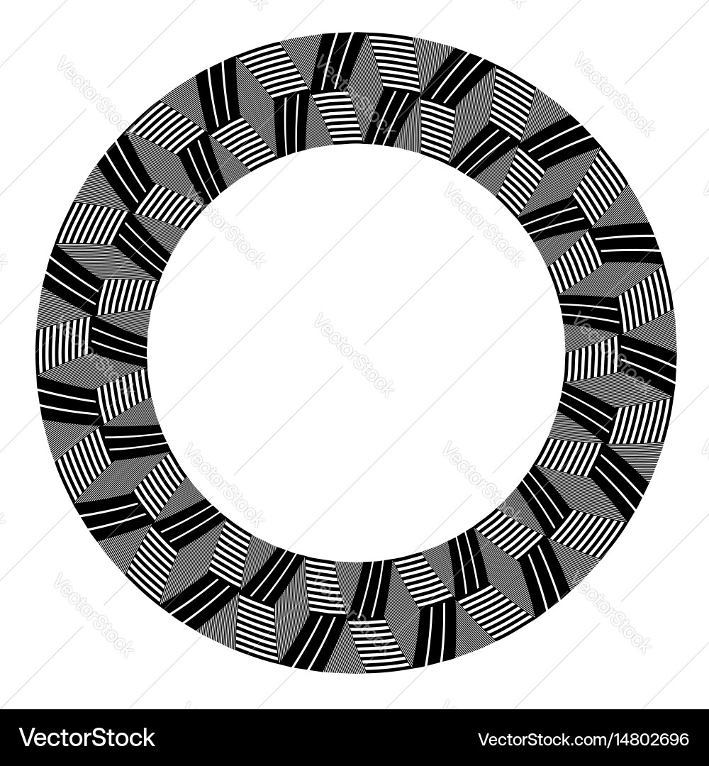 Dynamic Circle Pattern vector image