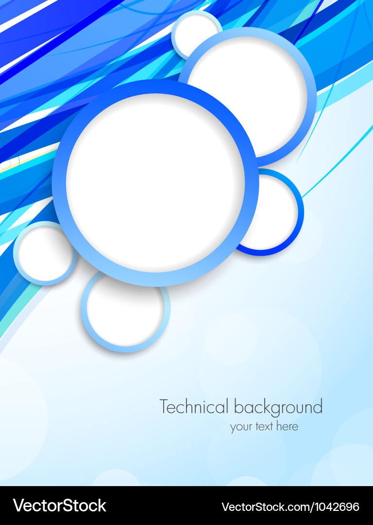 Dynamic Circular Background vector image