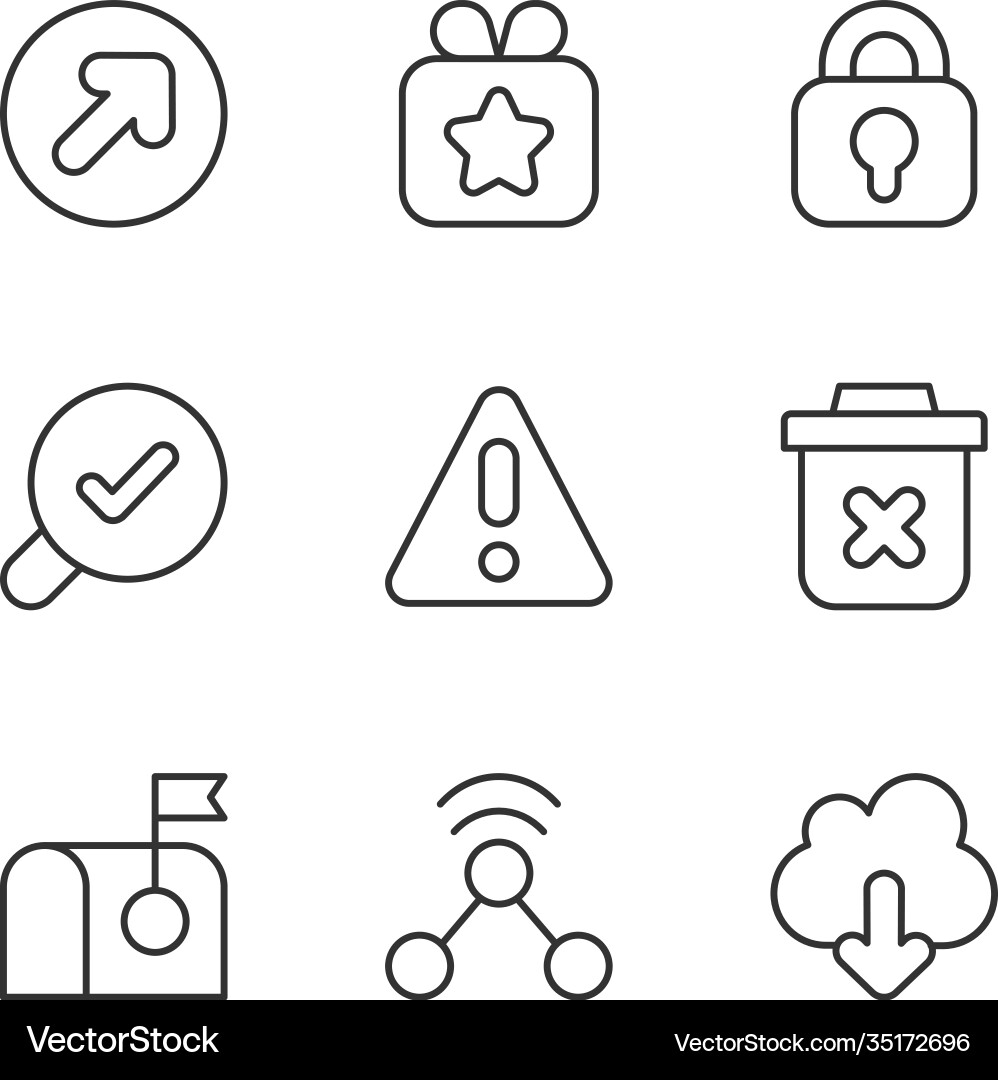 Interface for better usability pixel perfect Interface for better usability pixel perfect vector image