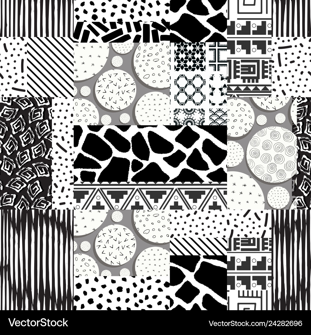 Patchwork seamless texture Patchwork seamless texture vector image