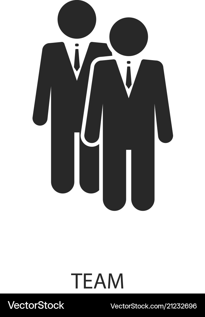 Team icon line style design ui Team icon line style design ui vector image