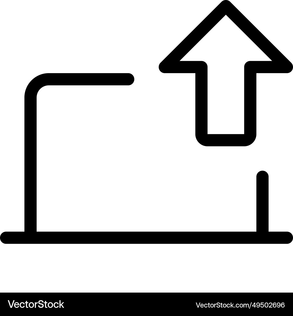 Uploading files or data using the laptop vector image
