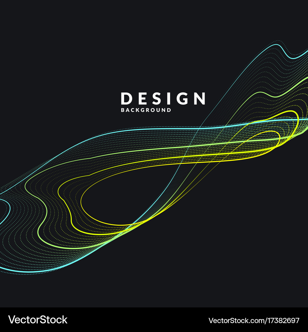 Abstract background with a colored dynamic Vector Image