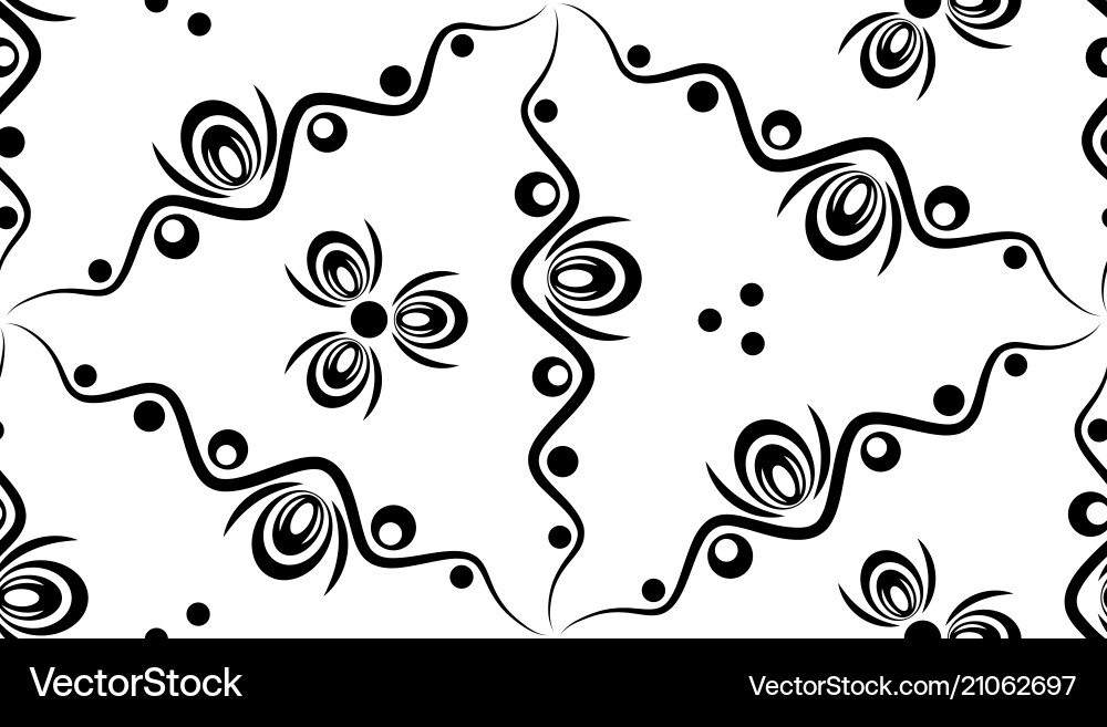Abstract seamless pattern with waves and circles Abstract seamless pattern with waves and circles vector image