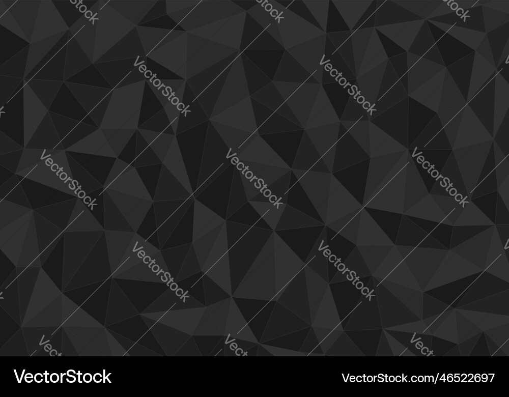 Low Poly Triangle Background Vector Image