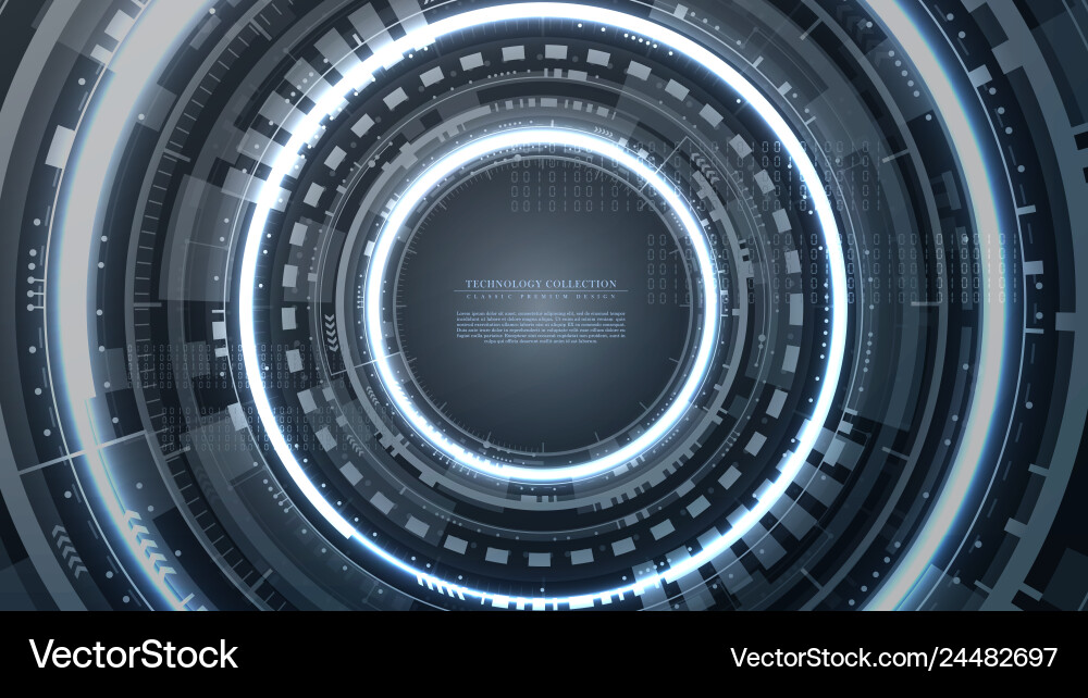 Technology futuristic abstract hardware interface Technology futuristic abstract hardware interface Vector Image