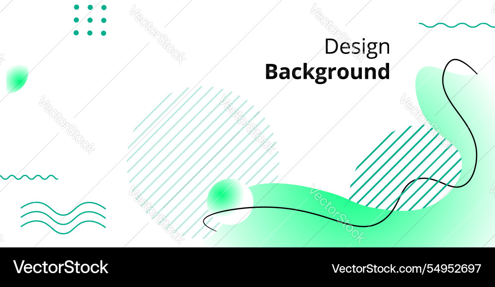 Template simple background with fluid and green Template simple background with fluid and green vector image