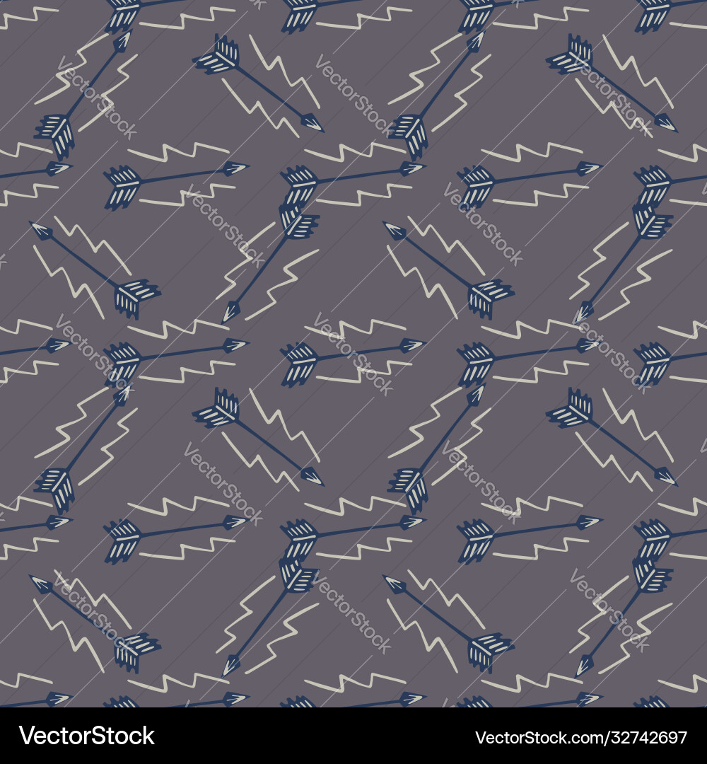 Unique design arrows in pastel colours dark blue Vector Image