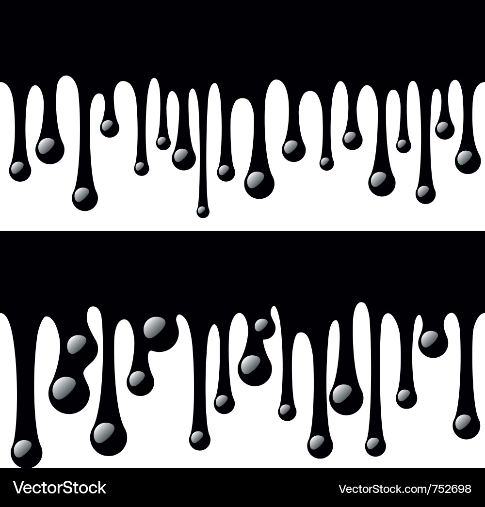 Abstract Drip Pattern Vector Image