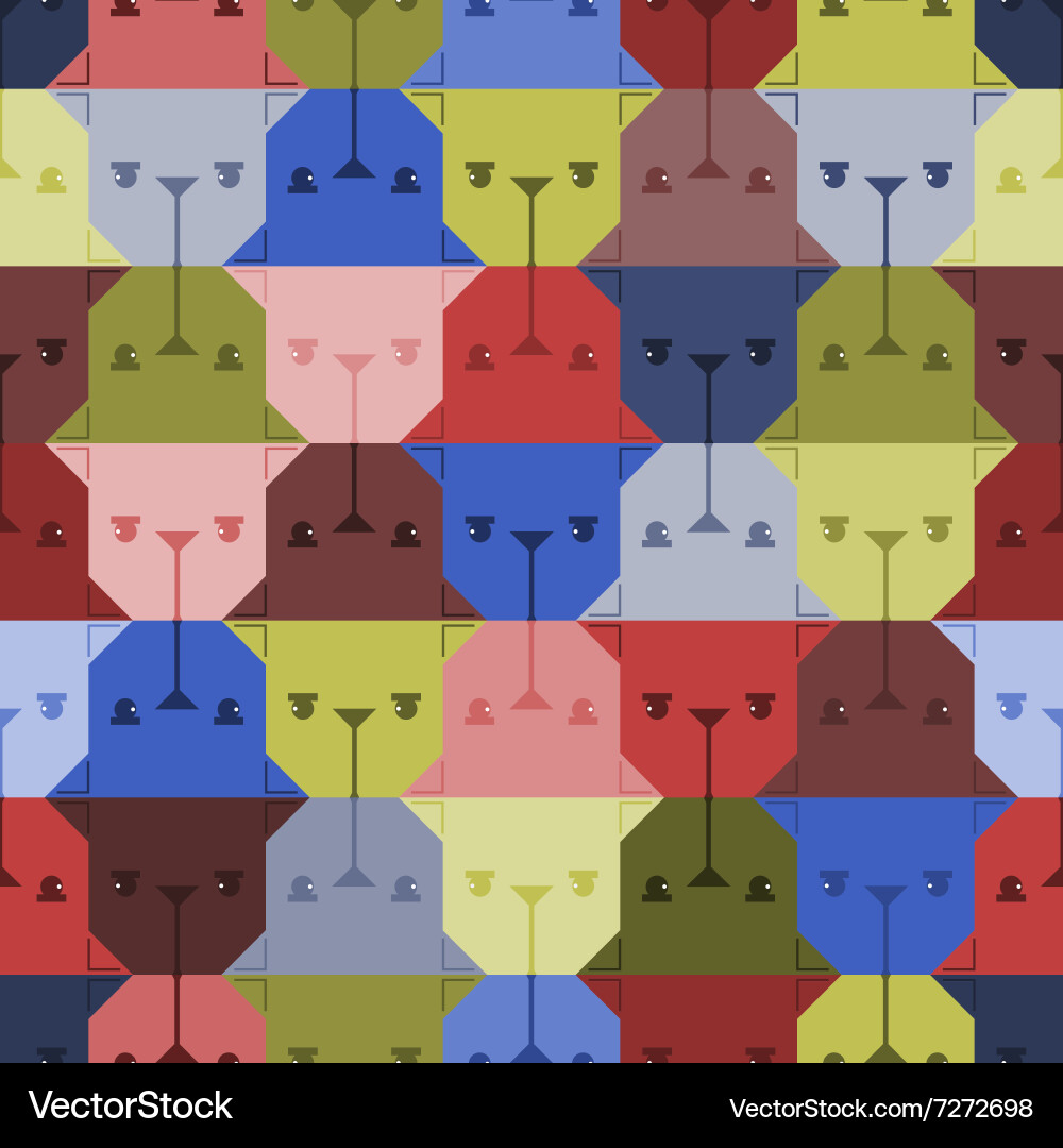 Geometric triangle pattern vector image