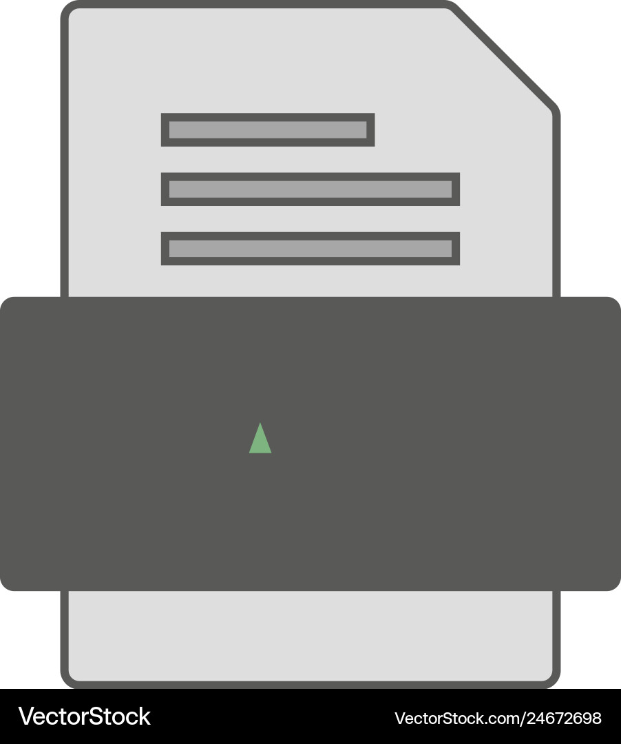 Iam file document icon Vector Image