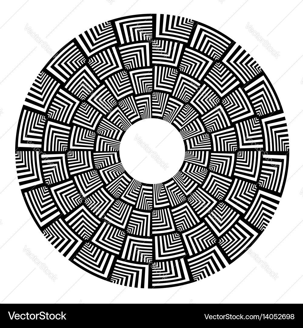 Intricate Circular Pattern vector image