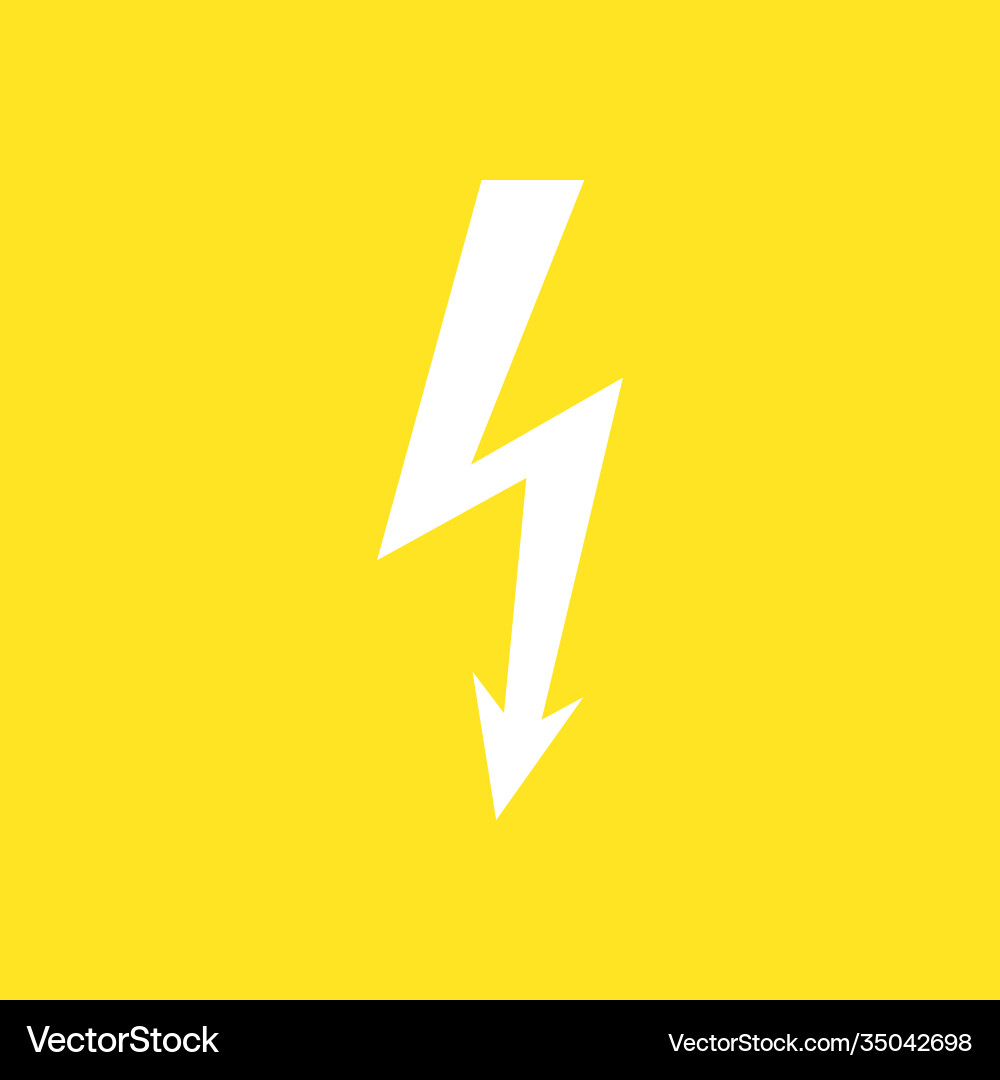 Lightning and background Vector Image